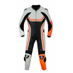 Custom made 1PC MOTORBIKE 100% COWHIDE LEATHER SUIT RACING BIKER SUIT CE ALL SIZES