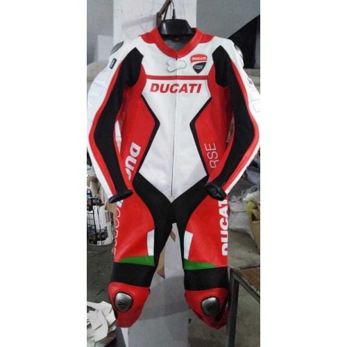 Ducati Corse Motorbike Leather moto GP motorcycle Racing Jacket All Sizes bikers