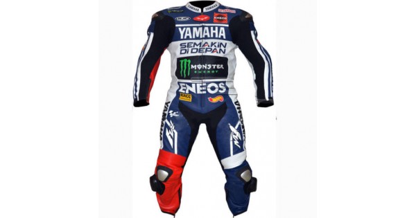 YAMAHA MOTORCYCLE MOTORBIKE RACING LEATHER JACKET CE APPROVED PROTECTION