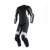 Motorcycle black white leather Custom made Motorbike racing suit all sizes