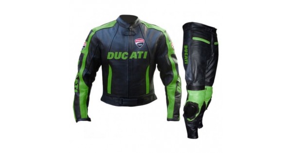 RTX Motorcycle Ducati Cowhide CE Armour leather suit Motorbike Racing ...