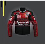 Kawasaki Racing team jacket Biker Jacket- New Genuine Leather Motorbike Jacket 2021