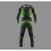 Kawasaki New Leather Racing Suit Ce Approved Protection