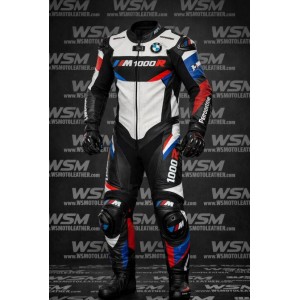 BMW M 1000 RR Racing Leather Suit | Premium Motorcycle Track Gear 2026