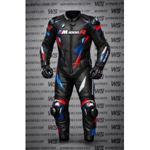 BMW M 1000 Racing  Leather Suit | Premium Leather Motorcycle Race Suit 2025