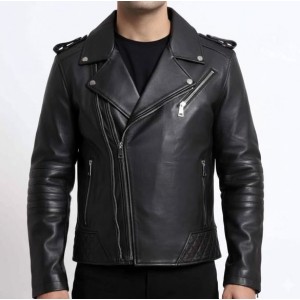 Designer Leather Biker Jacket Mens | Premium Biker Jacket