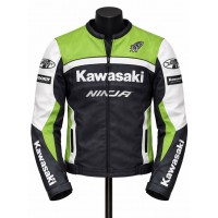 Kawasaki ROCKET バイクジャケット 黒　ライダースジャケット joe-rocket-kawasaki-leather-