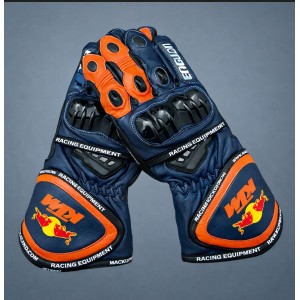 KTM Racing Leather Motorcycle Gloves
