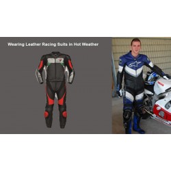 Are Full Leather Suits Comfortable for Motorcycle Racers in Hot Weather?