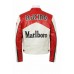  Marlboro Racing  Leather Jacket  Red & White