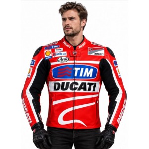Nicky Hayden  MotoGP Ducati Replica Leather Jacket 2026