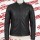 Belstaff Cafe Racer Leather Jacket – Classic Black Slim Fit Biker Jacket