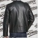 Black Rivet Leather Jacket Mens – Fashion Vintage Biker Jacket