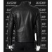Premium Black Cafe Racer Leather Jacket | Vintage Motorcycle Style