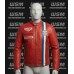 Gulf Racing Leather Jacket – Vintage Motorsport Style Biker Jacket