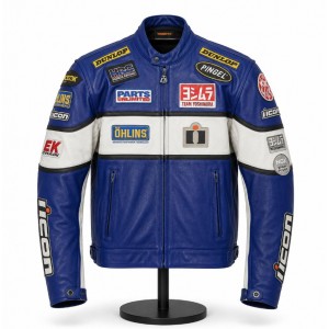 Icon Neo Daytona leather Motorbike Racing jacket 46  2026