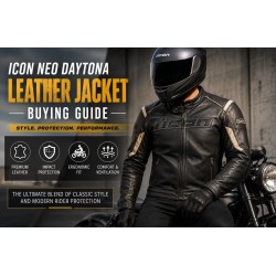 Icon Neo Daytona Leather Jacket Buying Guide | Features, Fit & Protection