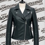 Premium Petite Leather Moto Jacket | Fashion Motorcycle Jacket