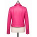 Pink Moto Customized Leather Jacket for Women 2026