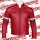 Red Cafe Racer Leather Jacket for Men | Stylish Biker Jacket