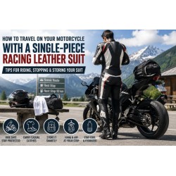 How to Travel Comfortably with a Single-Piece Racing Leather Suit | Rider Tips & Storage Guide
