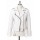 White Moto Leather Jacket for Men | Premium Motorcycle Riding Jacket