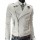 MENS PREMIUM BRANDO STYLE 100% PURE LEATHER RACING JACKET - ALL SIZES