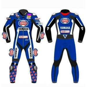 Yamaha Pata Motorcycle Leather Riding Suit-Motorbike Racing suit MotoGP