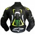 Alpinestars  Black & Green  Biker Leather  Jacket