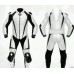 ROAD MASTER W/B MOTORBIKE/MOTORCYCLE RACING LEATHER SUIT: CE APPROVED PROTECTION