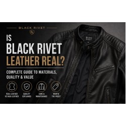 Is Black Rivet Jackets are Leather Real? Complete Guide to Materials, Quality & Value