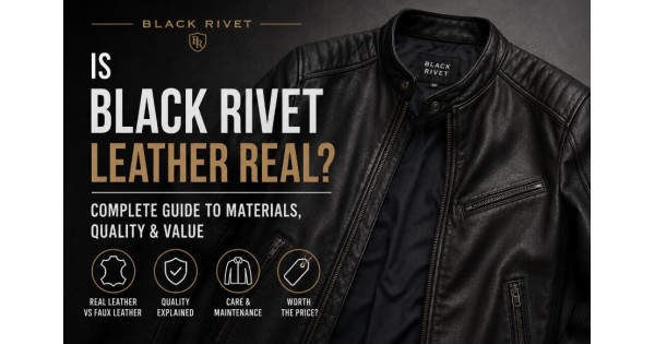 Is Black Rivet Jackets are Leather Real? Complete Guide