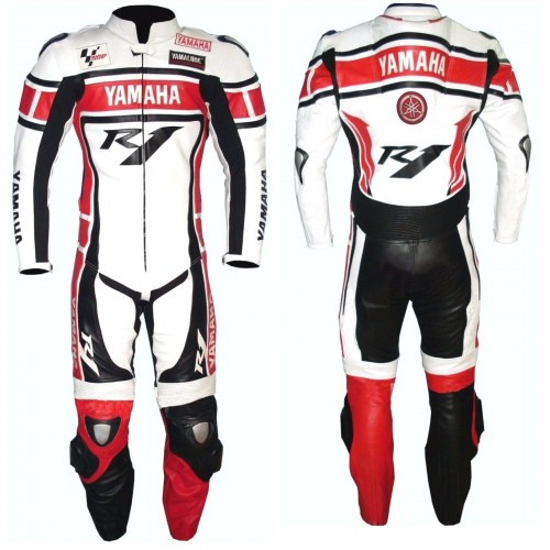YAMAHA-R1-1-OR-2 PC Motorbike Leather Suit Men Racing Leather Suit