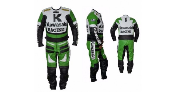 øjenbryn Træts webspindel overdraw Kawasaki Leather Suit Motorbike Leather Suit Men Racing Leather Suit