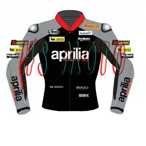 APRILIA Motorbike/Motorcycle Leather Jacket MOTOGP Racing Biker Leather Jackets 