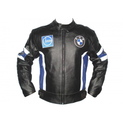 BMW Motorcycle Leather Jacket Racing Motorbike Cowhide Cruiser  Jacket Armors 