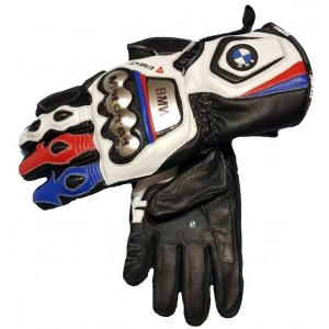 BMW Motorrad MotoGP Motorbike Motorcycle Leather Gloves All Sizes Available