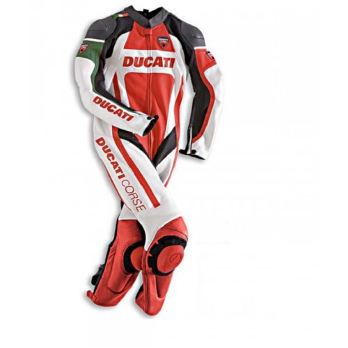 Ducati Corse Motorbike Leather moto GP motorcycle Racing Jacket All Sizes bikers