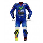 Valentino Rossi Movistar Yamaha Motogp Motorcycle Leather Suit 2017- 2018